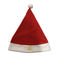 κόκκινο βελούδο Santa 0.4M 15.75in και άσπρο καπέλο Χριστουγέννων με το λογότυπο McDonald