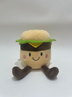 7 PCs Assorted Burger Plush Toys, Γλυκά ζωάκια για παιδιά και διακόσμηση σπιτιού