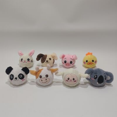 Ζωντανή Συλλογή 8 Τεμαχίων με Μπαλάκια που Αναπηδούν με Θέμα Ζώα Φάρμας για Παιχνίδι