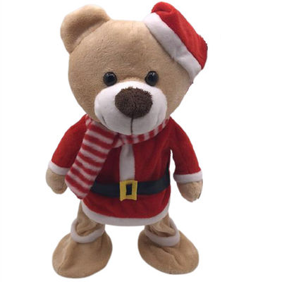 33cm παιχνίδια Teddy βελούδου Χριστουγέννων 13 ιντσών αντέχουν τον όγκο με την έμφραξη