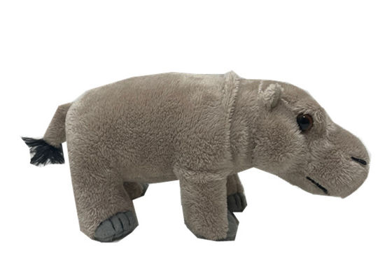 7,87 ίντσα 0.2M ρεαλιστικό φιλικό προς το περιβάλλον γεμισμένο παιχνίδι βελούδου Hippopotamus ζώων