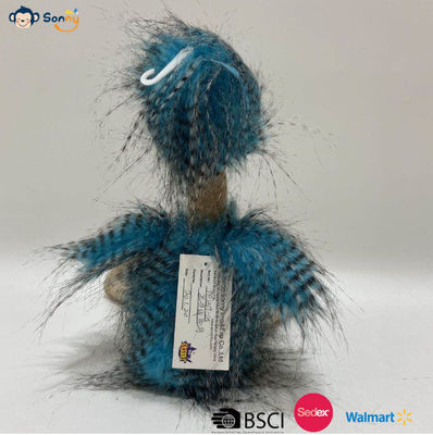 OEM εργοστάσιο χονδρικό Custom Blue Peacock Fluff στρουθοκάμηλος Plush παιχνίδια δώρο γεμισμένο ζώο