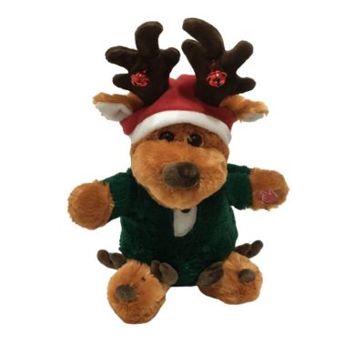Παιδιά Χριστουγεννιάτικο δώρο Αστείο ελάφι με τρέμουλο πόδι και τραγούδι Πλούσιο παιχνίδι Ηλεκτρονικό παιχνίδι