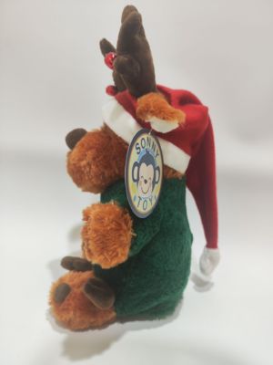 Παιδιά Χριστουγεννιάτικο δώρο Αστείο ελάφι με τρέμουλο πόδι και τραγούδι Πλούσιο παιχνίδι Ηλεκτρονικό παιχνίδι