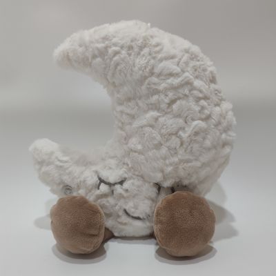 Βελούδινο Παιχνίδι Ύπνου Φεγγάρι με Εφέ Αναπνοής και Φως LED για Παιδιά