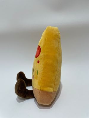 7 Τεμάχια Ποικιλία Πίτσα Βελούδινα Παιχνίδια, Χαριτωμένα Γεμιστά Ζώα Φαγητού Για Παιδιά Και Διακόσμηση Σπιτιού