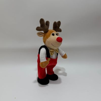 Χριστουγεννιάτικος Άγιος Βασίλης και Ελάφι που Τραγουδούν & Χορεύουν