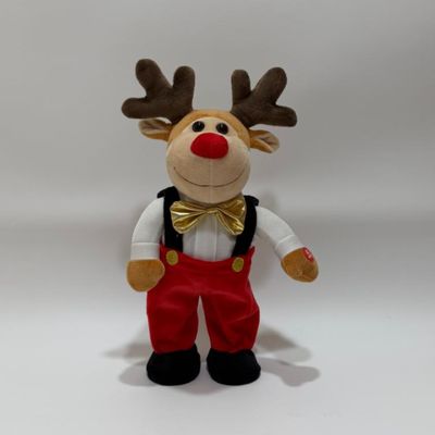 Χριστουγεννιάτικος Άγιος Βασίλης και Ελάφι που Τραγουδούν & Χορεύουν