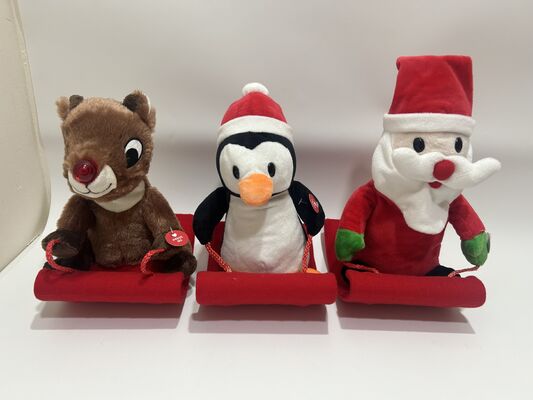 3 Assorted Rocking Chairs with Forward & Backward Movement and Music