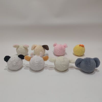 Ζωντανή Συλλογή 8 Τεμαχίων με Μπαλάκια που Αναπηδούν με Θέμα Ζώα Φάρμας για Παιχνίδι