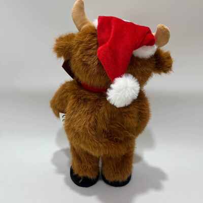 Τραγούδια και χοροί Χριστούγεννα Highland Cow Plush Toy Μουσικό Animated Stuffed Animal Χριστούγεννα Highland Cow Doll