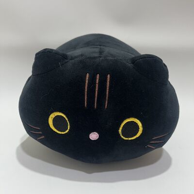 Lying Cat Plush Toy Three Colors Available Soft Cat Doll Cute Lying Cat Pillow Soothing Doll for Kids